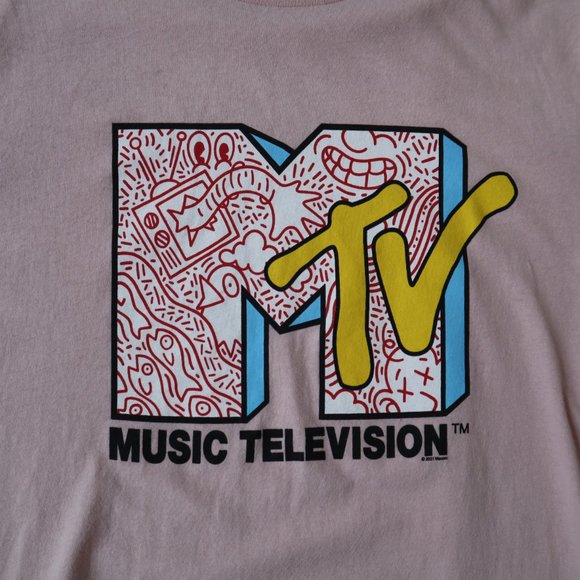 Old Navy MTV Music Television T Shirt, Size L (age 10-12) - Picture 7 of 8